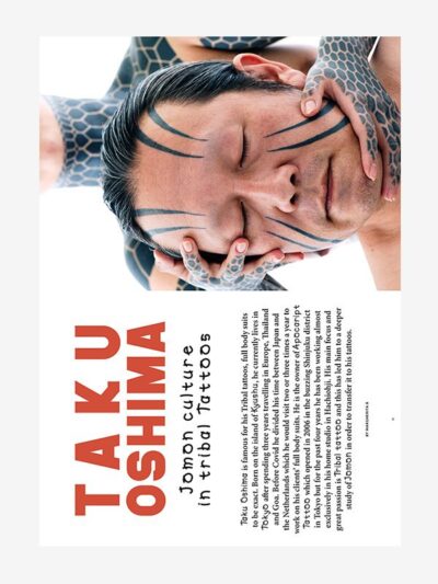 Chat at the top with Taku Oshima, Tattoo Life Magazine 139