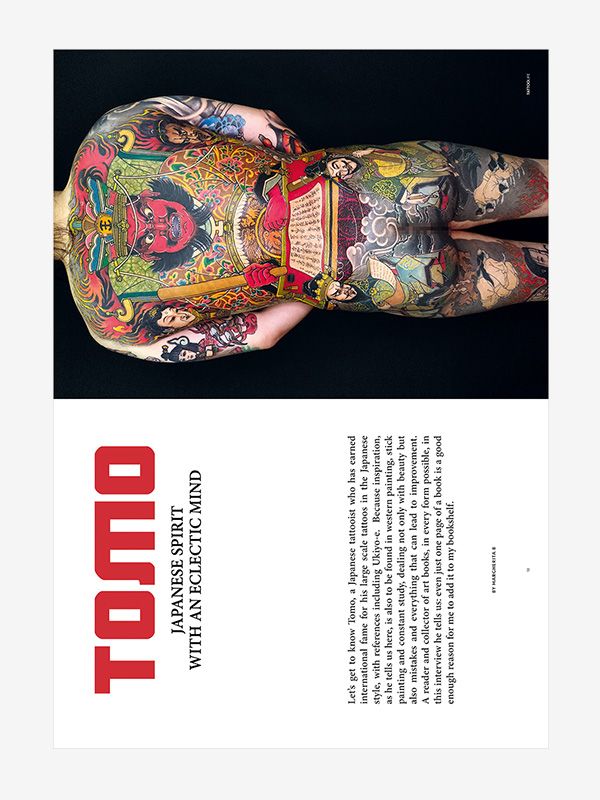 Chat at the top with TOMO, Tattoo Life Magazine 142