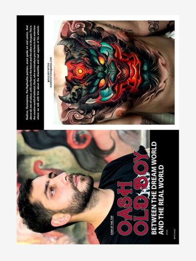 Chat at the top with the Spanish tattoo artist Oash, Tattoo Life Magazine 136