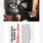 Chat at the top with the British tattoo artist Matthew, James, Tattoo Life Magazine 138