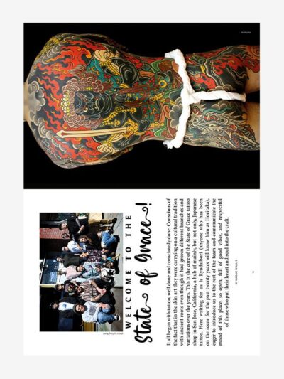 State of Grace Tattoo, Tattoo Life Magazine 138