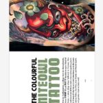 The Colourful Niteowl Tattoo, Tattoo Life Magazine 140