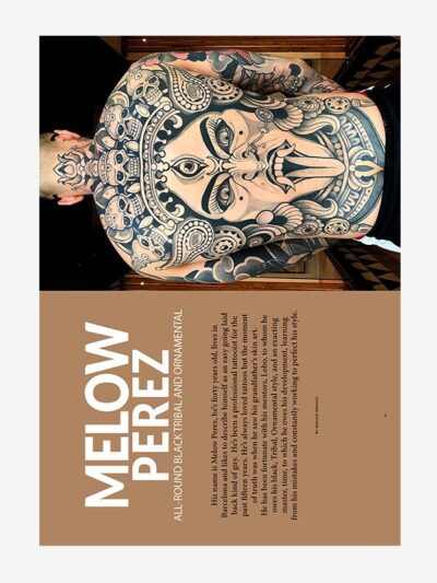 Melow: All-round black Tribal and Ornamental, Tattoo Life Magazine 143