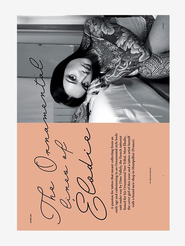 Cover girl: the French tattoo artist Élodie