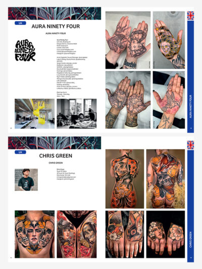 Tattoo Artists Yearbook FRANCE – UK & Ireland 2025