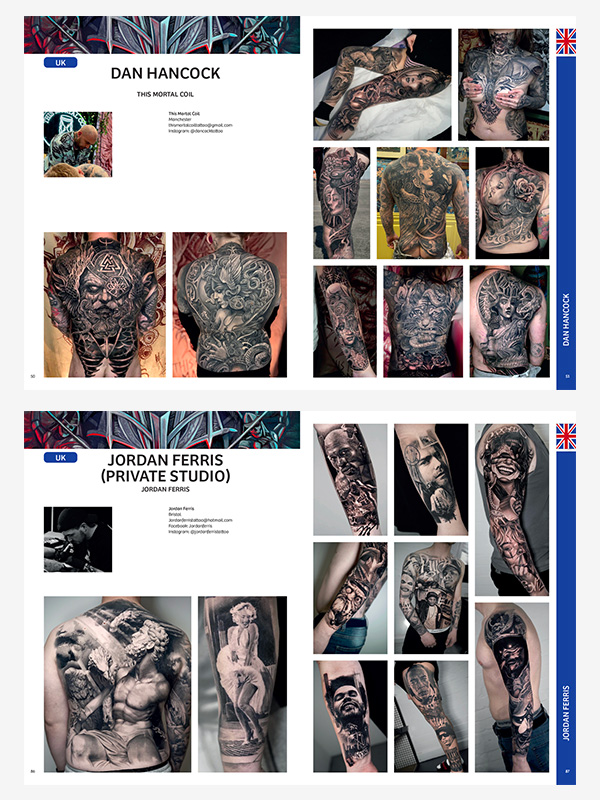 Tattoo Artists Yearbook FRANCE – UK & Ireland 2025