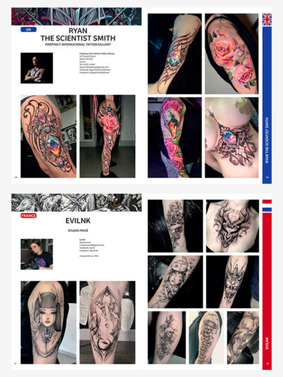 Tattoo Artists Yearbook FRANCE – UK & Ireland 2025