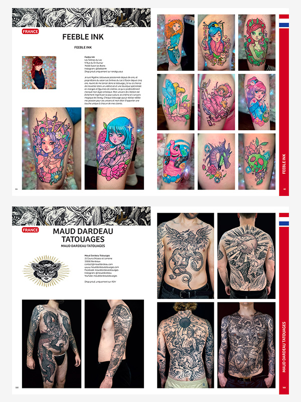 Tattoo Artists Yearbook FRANCE – UK & Ireland 2025